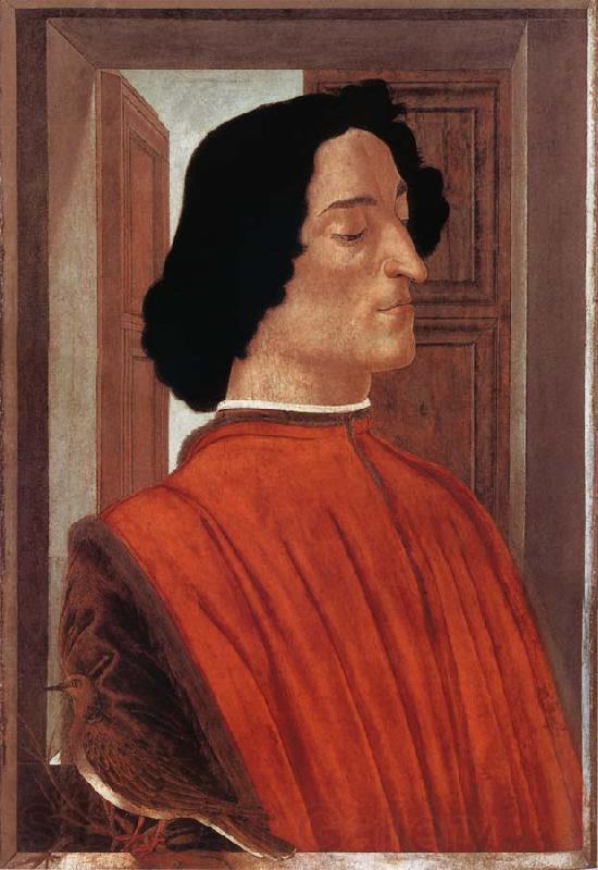 Sandro Botticelli Portrat of Giuliano de-Medici Germany oil painting art